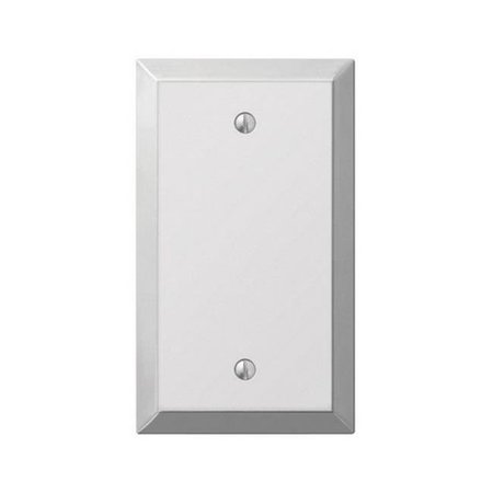 LIVEWIRE 161B 1 Blank Polished Chrome Stamped Steel Wall Plate LI156446